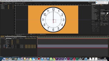 Animar un reloj / Expresiones / After Effects / Luis David