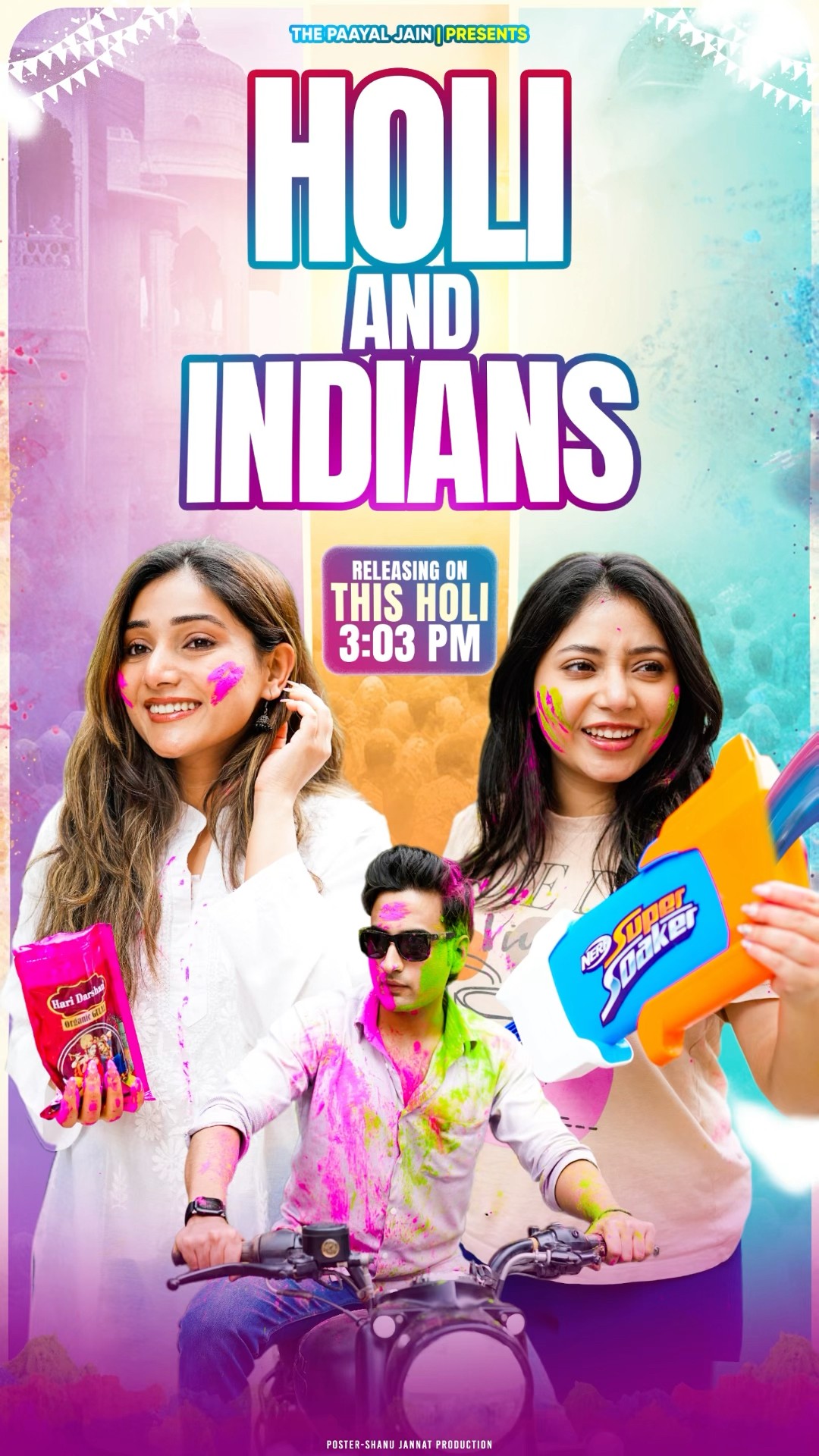 Holi Video on 14th March , 3:03 Pm , Be Ready for tomorrow @thepaayaljain