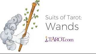 The Tarot suit of Wands -- sometimes called Rods, Staves, or Staffs...