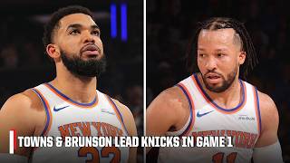 Knicks take Game 1 vs. Hawks 😤 Karl-Anthony Towns & Jalen Brunson combine for 53 PTS 🔥 | NBA on ESPN