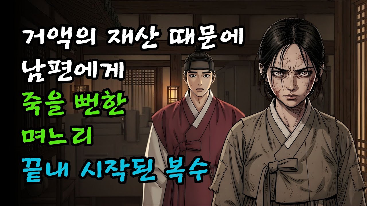 거액의 재산 때문에 남편에게 죽을 뻔한 며느리, 끝내 시작된 복수 | 야담·만담·전설·옛날이야기