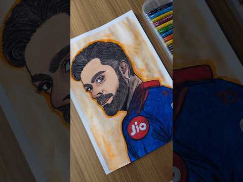 Virat kohli drawing 🏏 #viratkohli #drawing #cricket  #shortsfeed #art #trending
