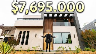Inside a $7,695,000 SANTA MONICA Home with a Glass Infinity Edge Pool