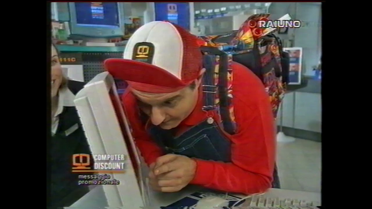 Pubblicità Computer Discount Rai 1 - 29/01/2000