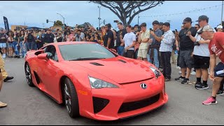 Lexus Lfa Revving At Exotics On Broadway V10 Exhaust Sound