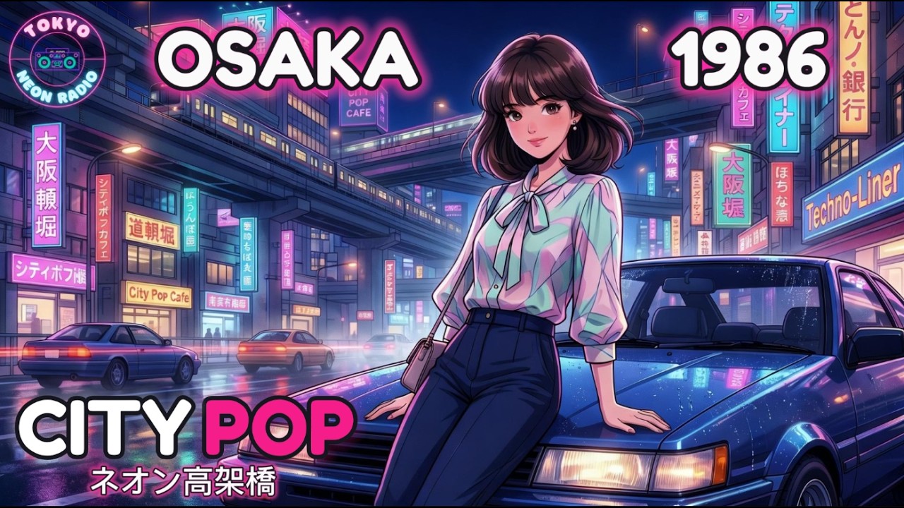 Neon Overpass 🌃 — Osaka 1986 ネオン高架橋 | 80s Japanese City Pop