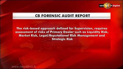 Forensic Audit of CBSL focuses on gaps in appointing new primary dealers