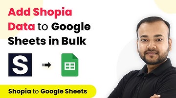 How to Add Data of New Shopia Content to Google Sheets in Bulk - Shopia Google Sheets Integration