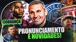 👀 PACOTE DE REFORÇOS DO SONHO! ⚠️ JL: NOVA DÍVIDA SANTOS X MÔNACO! 🏴 KHALDOON FALA DO BAHIA!
