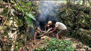 Terrifying Giant Python Drags Girl Into Cave While Cutting Trees 😱 | Brave Village Rescue Mission
