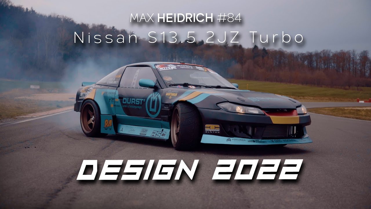 Max Heidrich #84 - 2022 Design Reveal - Nissan S13.5 2JZ Turbo DMEC Drift Car