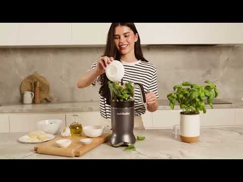 Make Pesto Like a Pro NutriBullet Ultra Plus+ Compact Kitchen System
