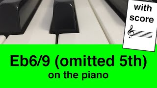 Eb6/9 omitted 5th