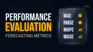 Performance Evaluation in Forecasting | MAE, RMSE, MAPE & MASE Explained with Examples #datascience
