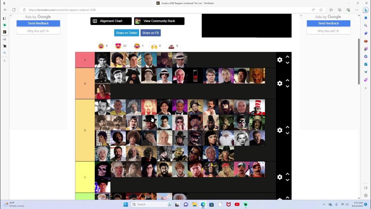 Ranking every ERB Rapper YouTube