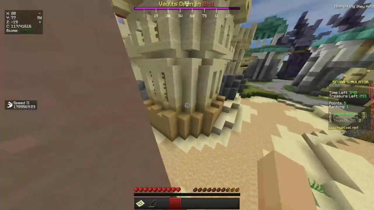 Scuba Simulator Run (Minecraft Hypixel 1.8.9)