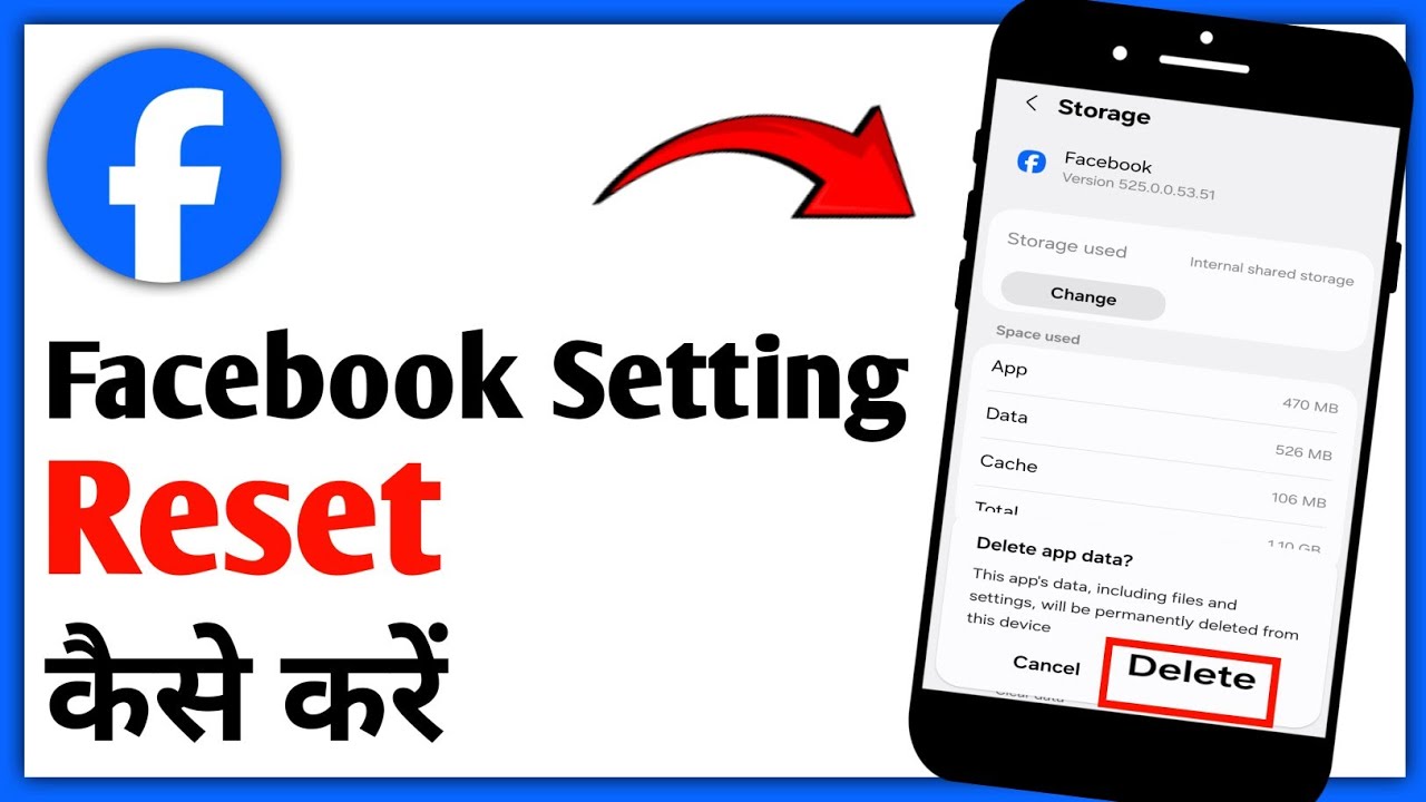 Reset Facebook Instructions Facebook Setting Reset Kaise Kare||How To Reset Facebook Setting - YouTube