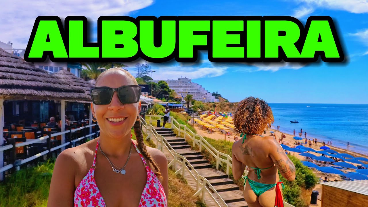 Albufeira Walk To The Beach New Town Portugal Summer 2025