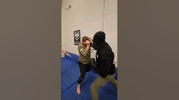 Man Defends Against Multiple Attackers #training #instructional no real