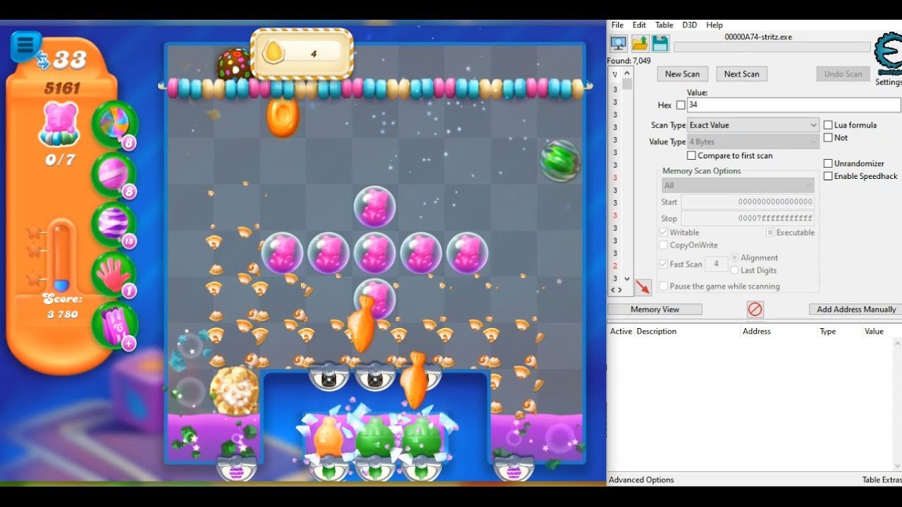 HARD LEVEL! CANDY CRUSH SODA SAGA LEVEL 5161ᴴᴰ [CHEAT ENGINE] | MISI: 7 BEAR'S KE ATAS TALI PERMEN!?