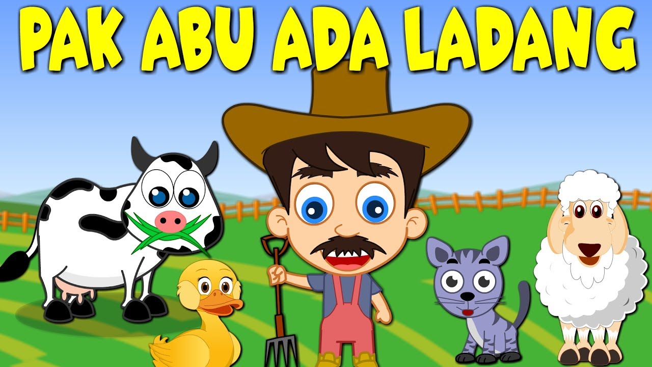 Lagu Kanak Kanak Melayu Malaysia Pak Abu Ada Ladang Old Macdonald Had A Farm In Malay Youtube