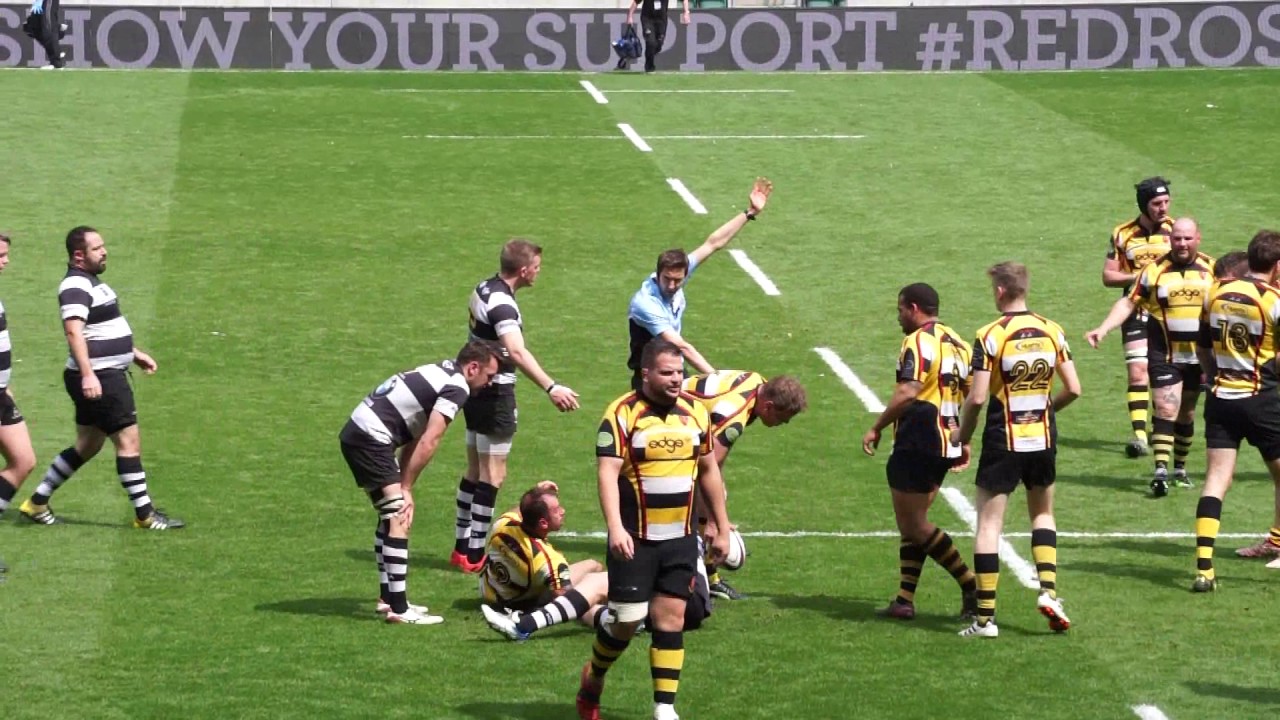 Droitwich Rugby FC vs Farnham Rugby FC RFU Senior Vase Final May 6 '17 ...