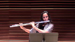 Tractus III for Alto Flute by Venezuelan composer Manuel Sosa, performed by Maria Fernanda Castillo