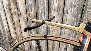 Antique Velocipede Bicycle 'boneshaker' by William Sargent Boston  1869 @vintagemodeltrains