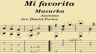 Video thumbnail of "Mi Favorita - Anónimo (Tablatura)"