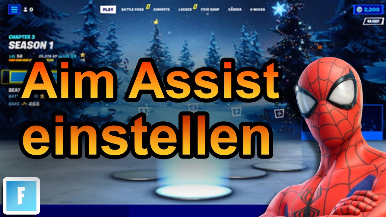 Fortnite Aim Assist einstellen PC und Konsole 2024 (schnell & einfach
