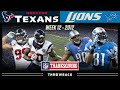 Controversial Thanksgiving Classic! (Texans vs. Lions 2012, Week 12)