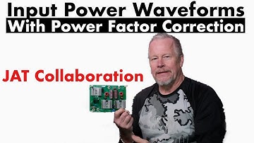 Input Power Waveforms with Active Power Factor Correction #micsig #voltcraft