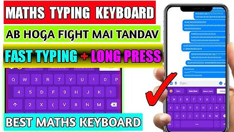 new math typing keyboard 2022 // math fyt keyboard 2022 // Math Long press keyboard  #mathkeyboard