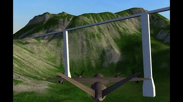 Pass through bridge Turboprop Flight Simulator