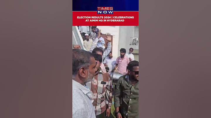 Lok Sabha Election Results: Massive Celebrations At AIMIM Headquarters In Hyderabad #shorts