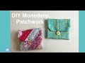 Patchwork Double Coin Purse / DIY Monedero Patchwork Doble
