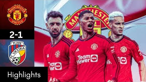 Manchester United Vs Viktoria Plzen 2-1 All Goals | Highlight Europa League