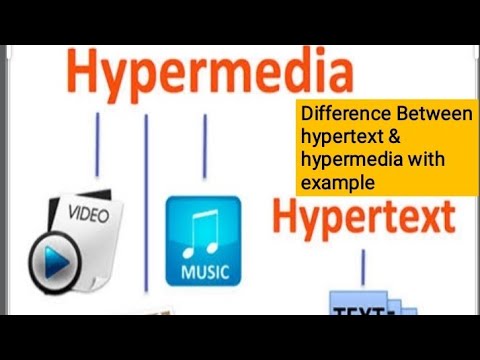 Vidéo: Différence Entre L'hypertexte Et L'hypermédia