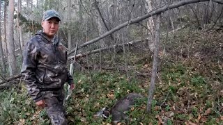 Долгожданная охота на изюбря на реву в Юго-Западной Якутии 2 серия добыли самца кабарги.