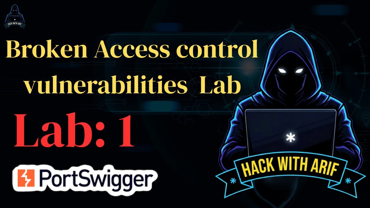 Broken Access control vulnerability Lab:1 || portswigger Lab || 2025 ...