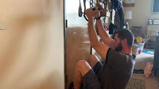 trx pull ups on door frame