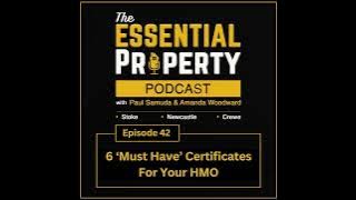 Ep. 42 - HMO Compliance Special - The 6 Safety Certificates Every HMO Landlords Needs