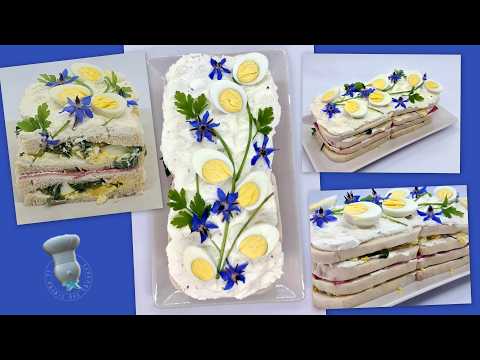 Recipe for salami and ricotta sandwich cake
