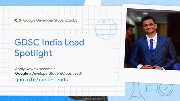 Meet Pratik - Google Developer Student Clubs Lead