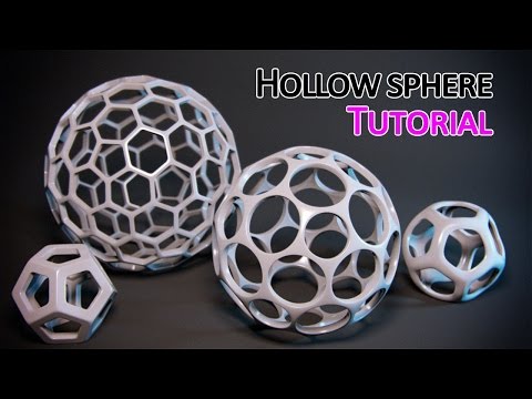 Tutorial - Quickly Create a hollow sphere in 3ds Max