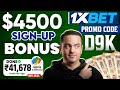 1xbet Promo Code 2025 - "D9K" up to $4500 BONUS (1xbet bonus code)