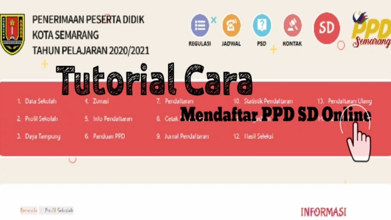 🔴NEW 》Tutorial Pendaftaran PPD Kota Semarang 2020 [Praktik Sampai Cetak