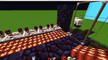 Minecraft - [How To Make] TNT HYBRID CANNON 1.7.10