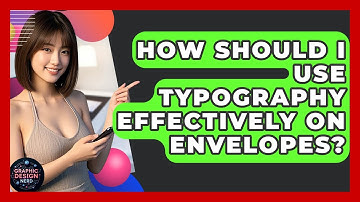 How Should I Use Typography Effectively On Envelopes? - Graphic Design Nerd