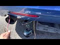 Dashcam et rflecteur arrire led installs sur acura tsx 2005